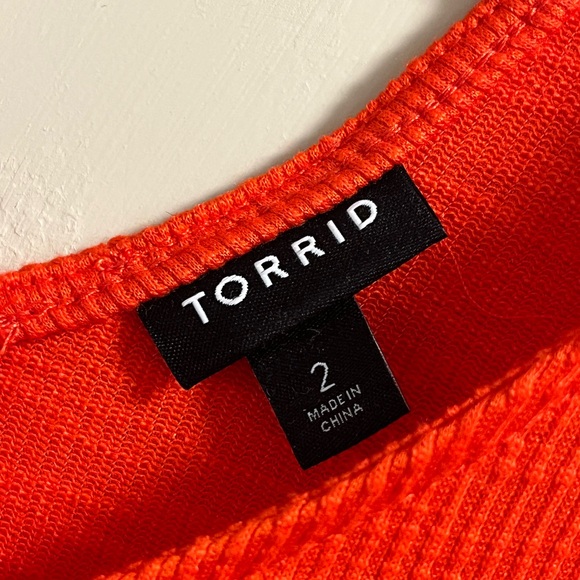 DONATED to WNC Helene Recovery Torrid size 2 (2X) midi handkerchief skater dress - Picture 4 of 5